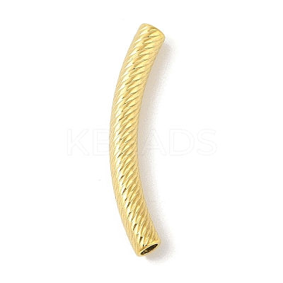 304 Stainless Steel Curved Tube Beads LS-STAS-M071-03B-G-1