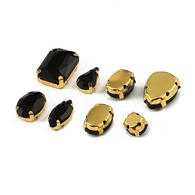 Glass Rhinestone Sew on Rhinestone RB-CBA33FD-01G-01-1