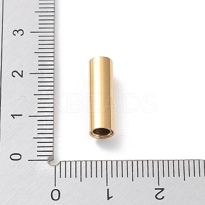 304 Stainless Steel Magnetic Clasps with Glue-in Ends STAS-H187-01G-1