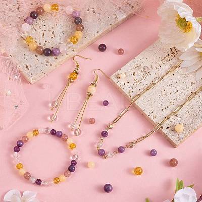 140Pcs 7 Style Gemstone Beads G-SZ0001-97A-1