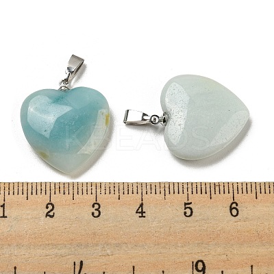 Natural Flower Amazonite Pendants G-G956-B74-FF-1