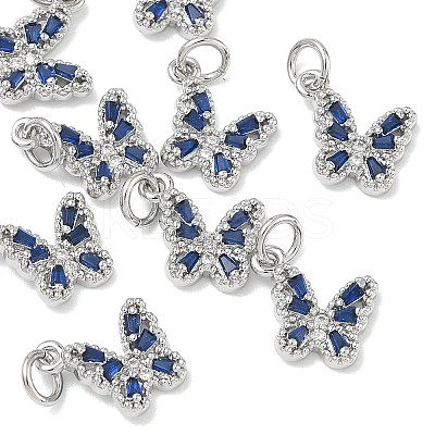 SHEGRACE Brass Pave Clear Cubic Zirconia Pendants XGRQ3Q851-628P-E-1