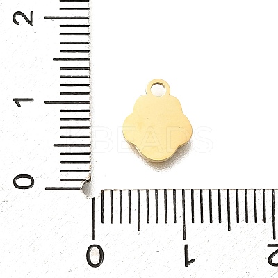 304 Stainless Steel Enamel Charms STAS-L022-466G-01-1