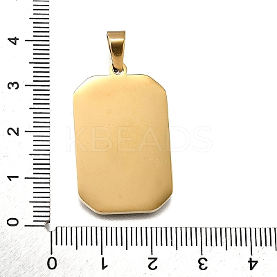 Tarot 304 Stainless Steel Enamel Pendants STAS-M119-09V-G-1