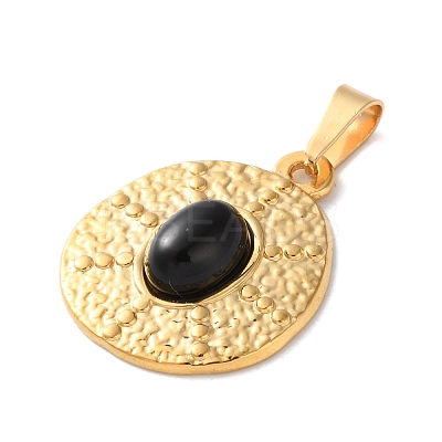 Natural Black Onyx(Dyed and Heated) Pendants STAS-C120-11G-07-1