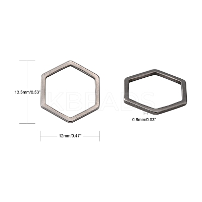 Non-Tarnish 304 Stainless Steel Linking Ring X-STAS-S079-26A-1