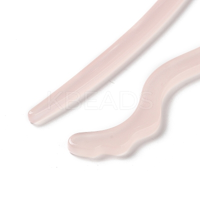 Opaque Acrylic Hair Sticks OHAR-C011-03F-1