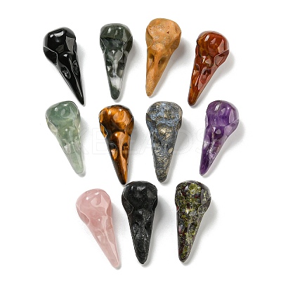 Natural Mixed Gemstone Pendants G-M417-06-1