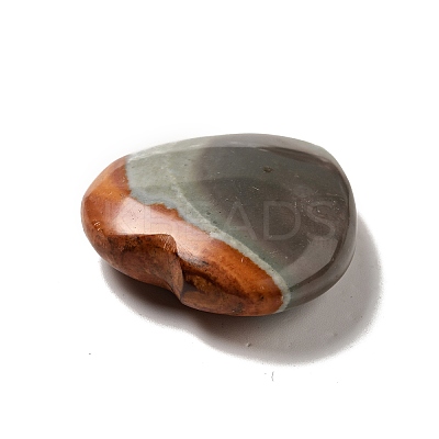 Natural Desert Jasper/Polychrome Jasper Heart Love Stone G-C010-04-1