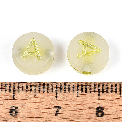 Luminous Frosted Acrylic Beads FACR-T008-02A-1