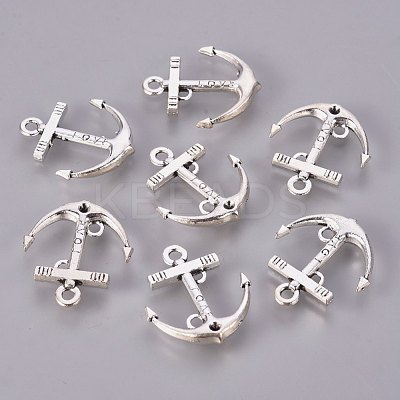Tibetan Style Alloy Pendants TIBEB-A11925-AS-FF-1
