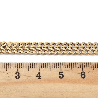 Ion Plating(IP) 304 Stainless Steel Chains Bracelets BJEW-U017-02G-1