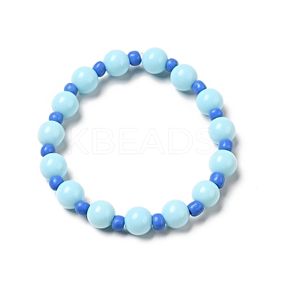 Stretch Bracelets for Kids BJEW-JB00679-1