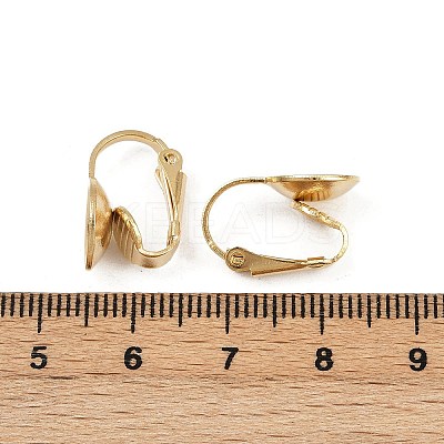 Brass Clip-on Earring Findings KK-P310-27B-G-1