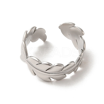 Non-Tarnish 201 Stainless Steel Finger Rings RJEW-H223-03P-08-1