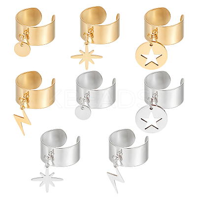304 Stainless Steel Rings RJEW-UN00025-1
