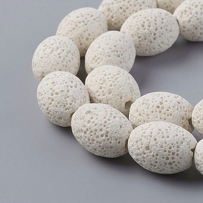 Natural Lava Rock Beads Strands G-F671-03B-01-1
