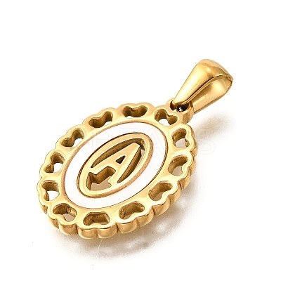 Golden 304 Stainless Steel Pendants STAS-K300-02G-A-1