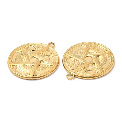 304 Stainless Steel Pendants STAS-Z041-41G-1