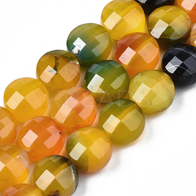 Natural Agate Beads Strands G-S359-366J-1