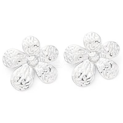 304 Stainless Steel Stud Earrings for Women LS-EJEW-K306-13P-1
