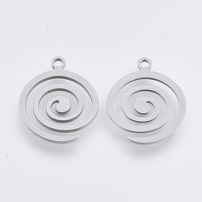 Non-Tarnish 201 Stainless Steel Pendants X-STAS-T044-83P-1