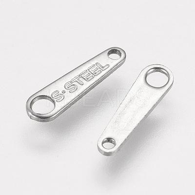 Tarnish Resistant 304 Stainless Steel Chain Tabs STAS-Q085-1
