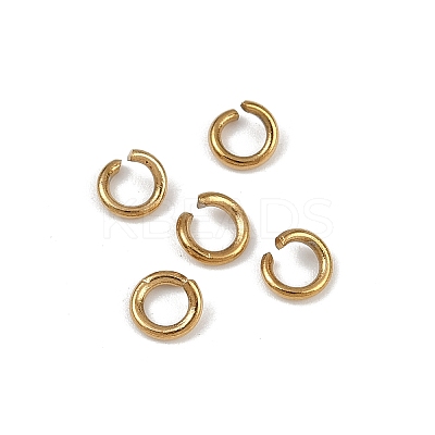 304 Stainless Steel Open Jump Rings X-STAS-Z137-01G-03-1