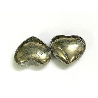 Natural Pyrite Heart Love Stones G-I125-49-1