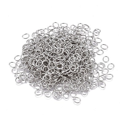 Tarnish Resistant 304 Stainless Steel Open Jump Rings STAS-F250-11P-L-1