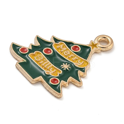 Christmas Theme Alloy Enamel Pendants ENAM-Z019-01H-1