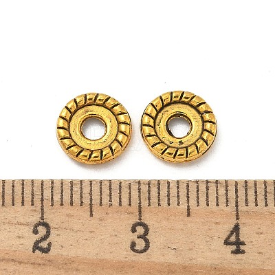 Tibetan Style Alloy Beads TIBE-P003-45AG-1