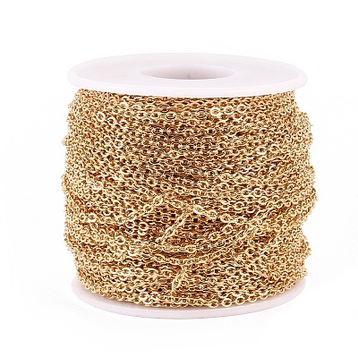 304 Stainless Steel Cable Chains CHS-R002-0.6mm-G-1