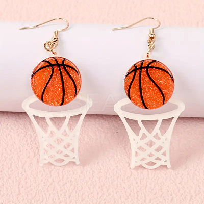 Printed Acrylic Dangle Earrings FS-WG14A31-01-1
