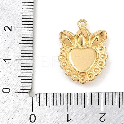 304 Stainless Steel Pendants STAS-C158-03G-03-1