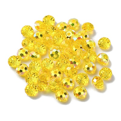 AB Color Plated Glass Beads EGLA-P059-03A-AB13-1