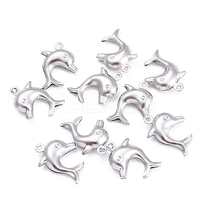 Tarnish Resistant Dolphin 304 Stainless Steel Pendants LS-X-STAS-I045-29-1