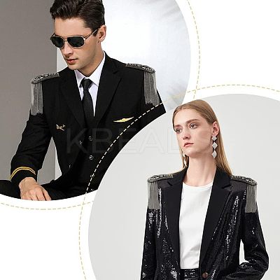 Detachable Iron Tassel Epaulettes FIND-FH0005-47P-1