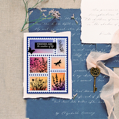 Custom Summer Theme PVC Plastic Clear Stamps DIY-WH0631-0219-1