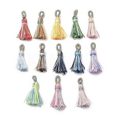 Polyester Tassel Pendants FIND-D302-01-1