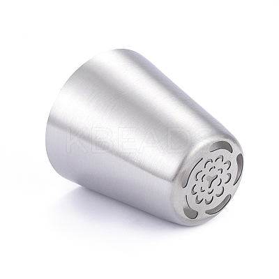 Non-Tarnish Flower Stainless Steel Russian Piping Tips DIY-D036-03P-1