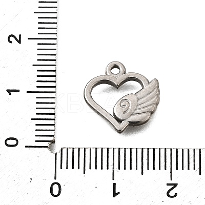 304 Stainless Steel Charms STAS-Q362-06A-P-1