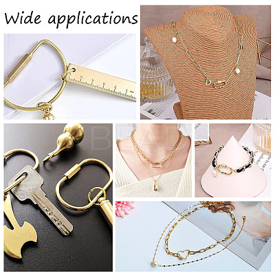 8Pcs 4 Colors Alloy Screw Carabiner Lock Charms FIND-PH0017-04-1