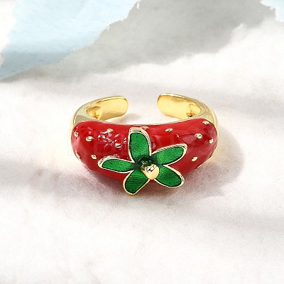 Brass Adjustable Cuff Rings LS-RJEW-C143-01A-G-1
