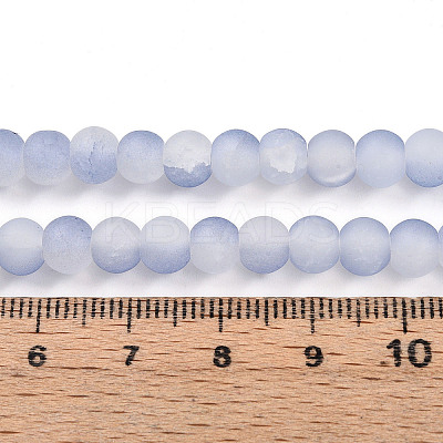 Crackle Glass Beads Strands GLAA-N009-6mm-07-1
