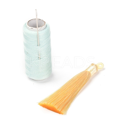 DIY Embroidery Temari Ball Keychain Kits DIY-I064-A06-1