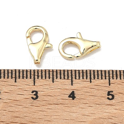 Brass Lobster Claw Clasps KK-G557-06A-G-1