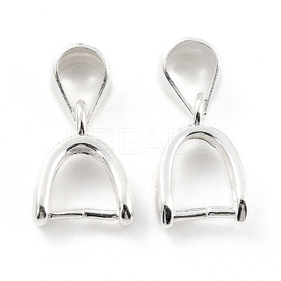 925 Sterling Silver Ice Pick Pinch Bails STER-Z001-121S-03-1