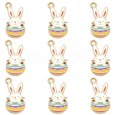 20Pcs Alloy Enamel Pendants ENAM-CJ0004-25-1