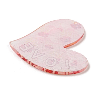 Valentine's Day Acrylic Pendants OACR-A026-02D-1